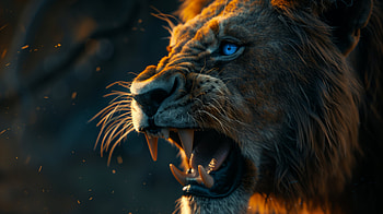 Majestic Lion Wildlife, Animal, lion, Wildlife HD wallpaper