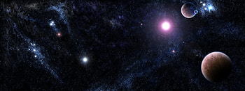 Top Dual Screen Space HD wallpaper