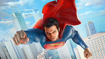 Superman In City , superman, superheroes, artist, artwork, digital-art, artstation HD wallpaper