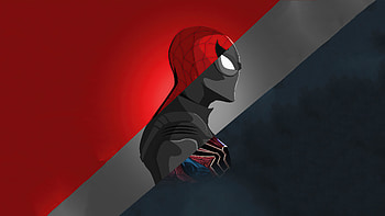 Spiderman Minimalism, spiderman, superheroes, artwork HD wallpaper