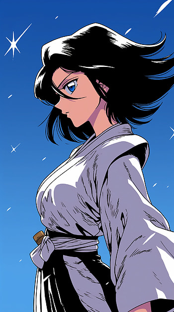Rukia Kuchiki - Starlit Gaze, Anime, Bleach, Rukia Kuchiki HD phone wallpaper