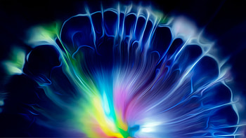Abstract, colorful glob, gradient HD wallpaper