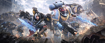 Warhammer 40K Space Marine – Epic Video Game Battle Scene, Space Marine, video game, Warhammer 40k HD wallpaper