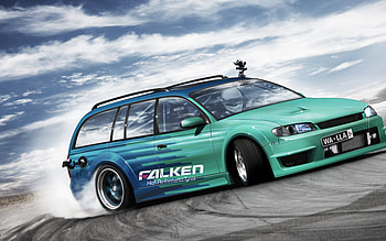 Drifting symphony, Tire-screaming passion, Smoke-filled arena, Crowd's roar HD wallpaper
