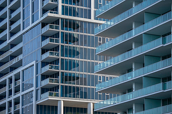 Architecture, Building, Miscellanea, Miscellaneous, Glass, Facade, Balcony HD wallpaper