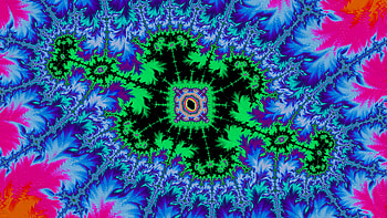 Trippy Psychedelic Fractal, trippy, psychedelic, trance, green, blue, Abstract, fractal, abstract blue, abstract green HD wallpaper