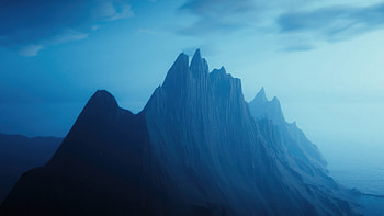 Unravel Mountains, mountains, minimalism, minimalist, artist, artwork, digital-art, artstation HD wallpaper