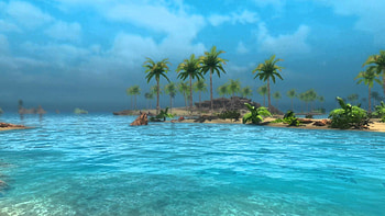 Animated - Tropical Skyrim 2 - Sunny Beach - YouTube HD wallpaper