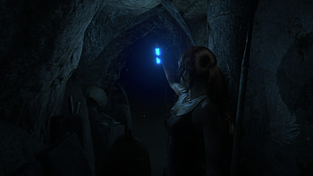 Rise of the Tomb Raider — Cavern Descent, Rise of the Tomb Raider HD wallpaper