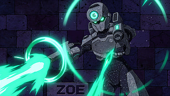 Zoe (Invincible) — Neon Combat, Laser, Sci Fi HD wallpaper