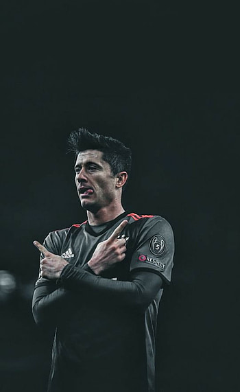 Lewandowski, bayern munich, Robert Lewandowski, football HD phone wallpaper