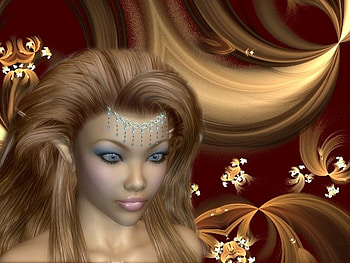 fairy, rainbow, fantasy, beauty HD wallpaper
