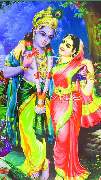 Radha Krishna , Murlidhar HD phone wallpaper