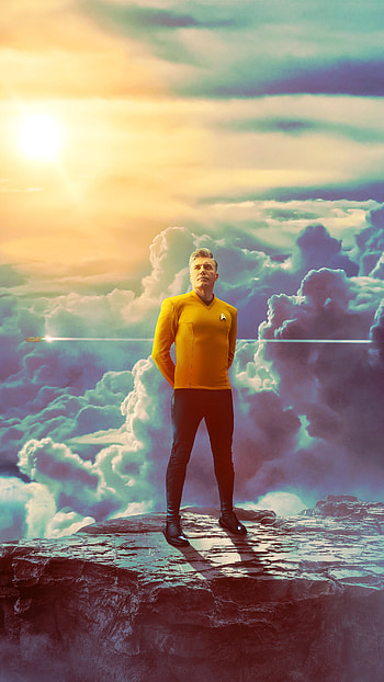 Captain Pike, trek, star HD phone wallpaper