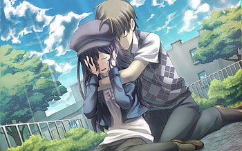 Katawa Shoujo, Anime, Hanako Ikezawa, Hisao Nakai HD wallpaper