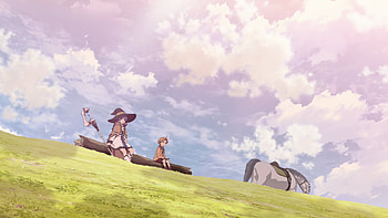 Mushoku Tensei - Roxy & Rudeus: Meadow Daydream, Anime, Mushoku Tensei: Jobless Reincarnation, Roxy Migurdia, Rudeus Greyrat, anime landscape HD wallpaper