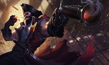 Gangplank, Stunning , Gaming excellence, Visual appeal HD wallpaper
