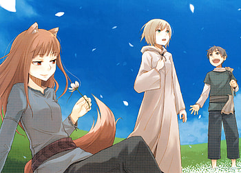 Spice and Wolf, Anime characters, Medeval European setting, Light novel HD wallpaper