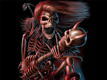 bad to the bone, scary, fantasy, skull, evil, bone, dark, reaper HD wallpaper
