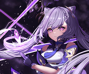 Keqing - Genshin Impact, Keqing (Genshin Impact), video game, Genshin Impact HD wallpaper