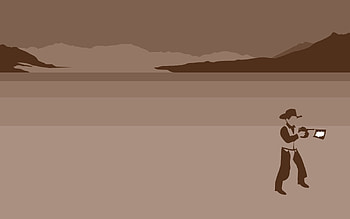 Vector, Weapon, Hat, Cowboy, Shot HD wallpaper
