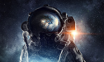 Fantasy, astronaut, space HD wallpaper