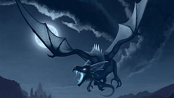 Mysterious dragons, Intricate details, Enigmatic creatures, Mesmerizing visuals HD wallpaper