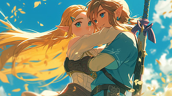 Breath of the Wild: Link and Zelda Adventure, The Legend of Zelda, Link, Princess Zelda, The Legend of Zelda: Breath of the Wild HD wallpaper