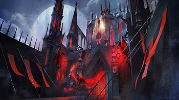 Pixiv Wall Dracule Castle, Pixiv, Anime, Castle, Wall HD wallpaper