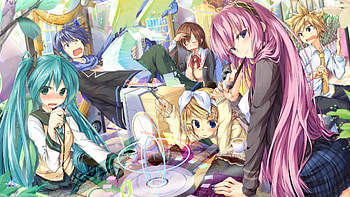 Vocaloid, hatsumi, miku, girls HD wallpaper