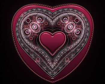 Valentine_Heart, valentine, heart, abstract, 3d HD wallpaper