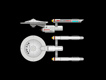 USS Hyperion MK2, ship, tv, star trek, scifi HD wallpaper