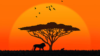 Father And Son , father, son, silhouette, sunset, artist, artwork, digital-art, deviantart, minimalism, minimalist HD wallpaper