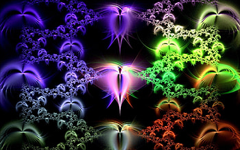Abstract, Smoke, Multicolored, Motley, Lines, Stains, Spots HD wallpaper