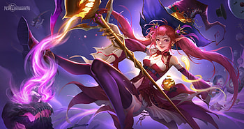 Witch, halloween, fantasy, lightwing academy, girl HD wallpaper