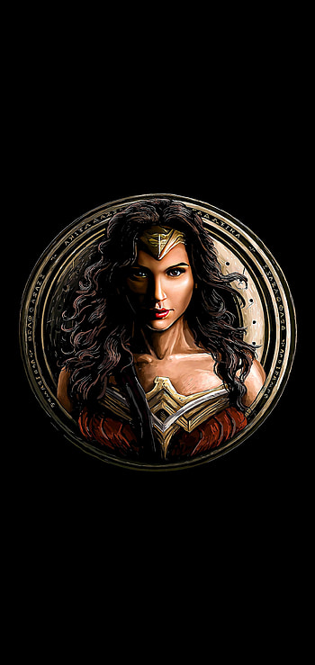 Wonder Woman, black hair, flash graphy HD phone wallpaper