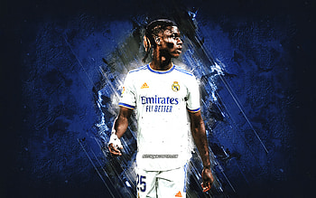 Eduardo Camavinga, Real Madrid, French footballer, midfielder, portrait, La Liga, Spain, football HD wallpaper