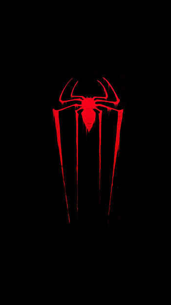 Spider-Man dark minimal , Mobile HD phone wallpaper