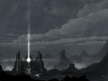 Fantasy, Rain, Lock, Future, Ray HD wallpaper