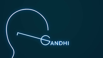 Gandhi Jayanti, 2nd October, Concept animation, Mahatma Gandhi sketch HD wallpaper