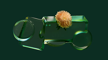 Microsoft Opaline — Jade Bloom HD wallpaper
