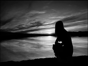 Sometimes..., sad, evning, sometimes, black and white HD wallpaper