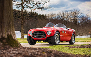 Ferrari 340 MM Spyder, , retro cars, 1953 cars, supercars, oldsmobile, Ferrari HD wallpaper