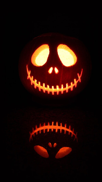 Spooky pumpkin, spooky season, halloween, trick or treat, pumpkin HD phone wallpaper