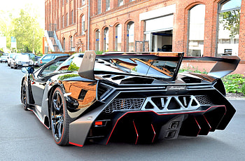Lamborghini Veneno, Roadster version, , Car's beauty HD wallpaper