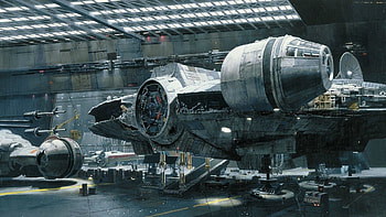Star Wars, Millennium Falcon, Spaceship / . HD wallpaper