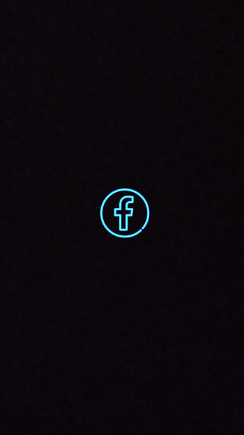 Facebook, boomer, neon, social, black, media HD phone wallpaper