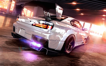 Nissan Super Tuned Nos, exhaust, cars, nissan, tuned, modified HD wallpaper