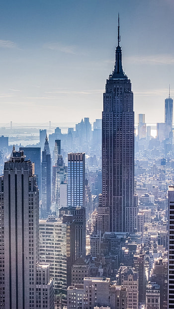 New York City wide , , Skyline views, High-quality HD phone wallpaper