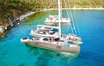 Catamaran, Fully crewed luxury, Excess 70, Blue sky HD wallpaper
